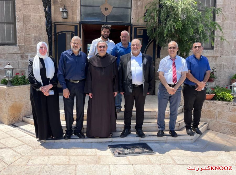 الحركة الإسلامية والموحدة في زيارة تضامنية لكنيسة مار إلياس في حيفا